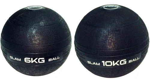 Kit Slam Ball Bola Peso Crossfit 6kg E 10kg Liveup Sports