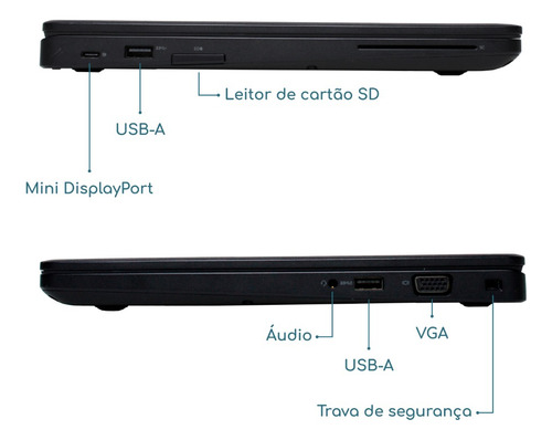 Notebook Dell Latitude 5490 Core I7 8650u 16gb 256gb Ssd (Recondicionado)