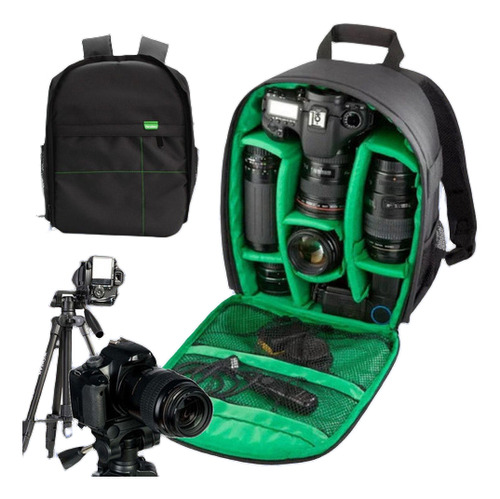 Caja De Bolsa De Hombro Dslr Cámara Vídeo Mochila Impermeabl