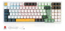 Comprar TERPROT 90% Teclado Mecánico Español TR95 Luces RGB Con 20 Efectos, Huano Red Switch Hotswap, Teclado Gamer de 95 Teclas Antighosting