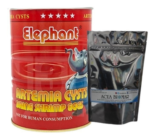 Quistes De Artemia Red Elephant 60g