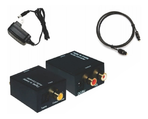 Convertdor Para Audio Digital Óptico Compuesto A Análogo Rca