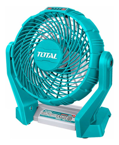 Ventilador Inalambrico Portatil 18cm Oficina Camping Cantidad De Aspas 3 Estructura Turquesa Aspas Gris Diámetro 7 Material De Las Aspas Plástico