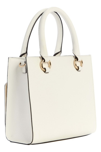 Bolsa Guess Factory Sg970105-mil Acabado de los herrajes Níquel Color Beige Correa de hombro Beige Diseño de la tela Lisa