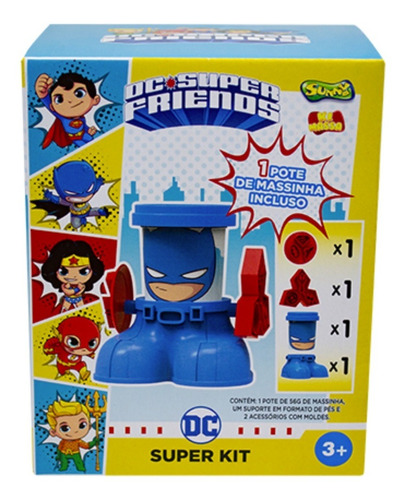 Massinha De Modelar Dc Super Friends Super Kit Batman 2162