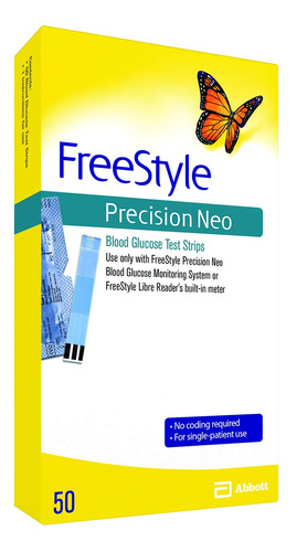 Freestyle Precision Neo Blood Glucose Test Strips, 50 Uz0qc