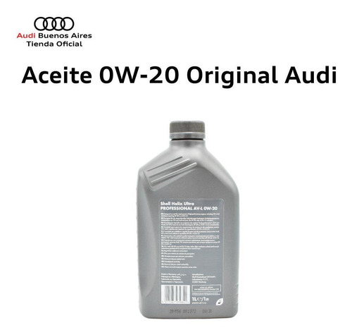 Imagen 3 de 6 de Aceite 0w-20 Audi A5 2012 Al 2016