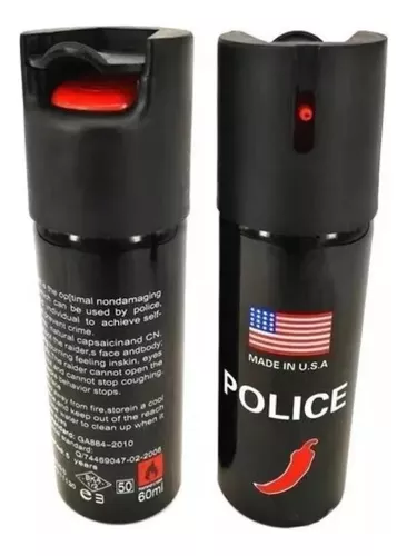 Gas Pimienta Police Usa Defensa Personal Protección Compacto