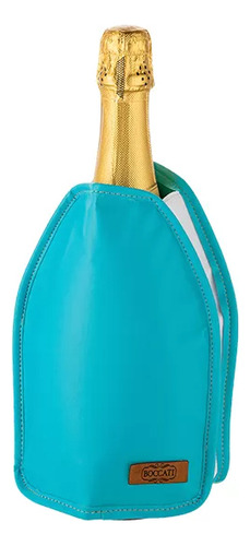Cooler Térmico Para Manter Gelada Garrafa De Espumante Cores Cor Azul-claro
