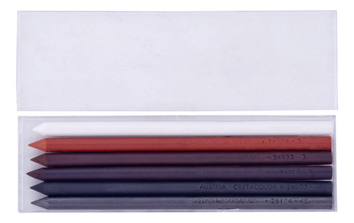 Juego De Minas De Grafito Multicolor, 6 Colores Varios Colores
