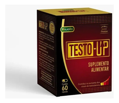 Suplemento alimenticio Testoup, 60 cápsulas de 500 mg, Eurofito, sabor sin sabor
