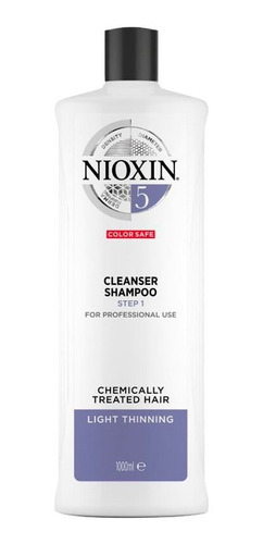 Shampoo Nioxin System Nº5 1 Lt