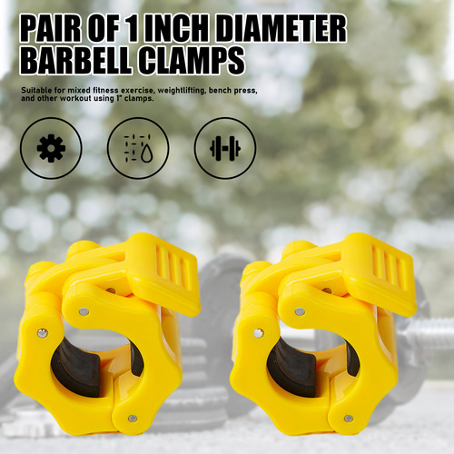 Braçadeiras De Barra Quick Release 1 Para Exercícios De Leva