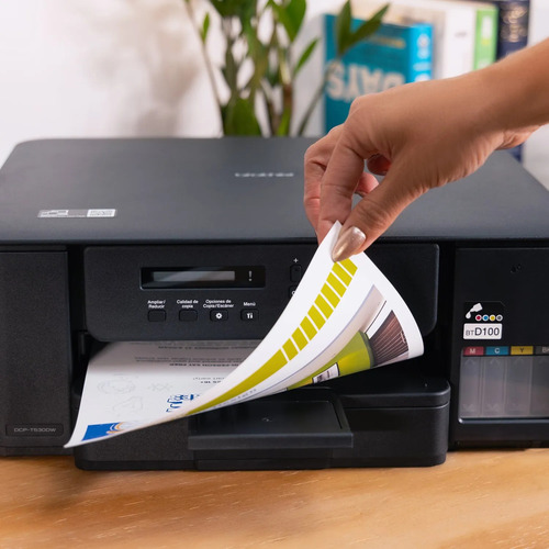 Impresora Multifuncional Brother Dcp-t530dw Conexion Wi-fi Negro