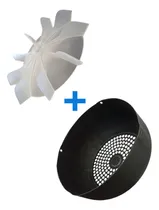 Comprar Kit Tampa Defletora E Ventoinha 90 Para Motor 3cv Weg
