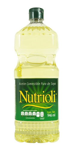 Aceite Puro De Soya Nutrioli 946 Ml