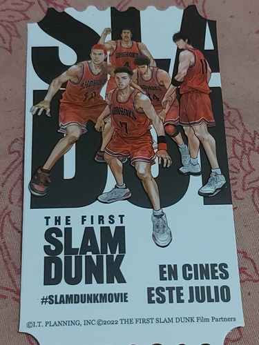 Ticket Conmemorativo Slam Dunk