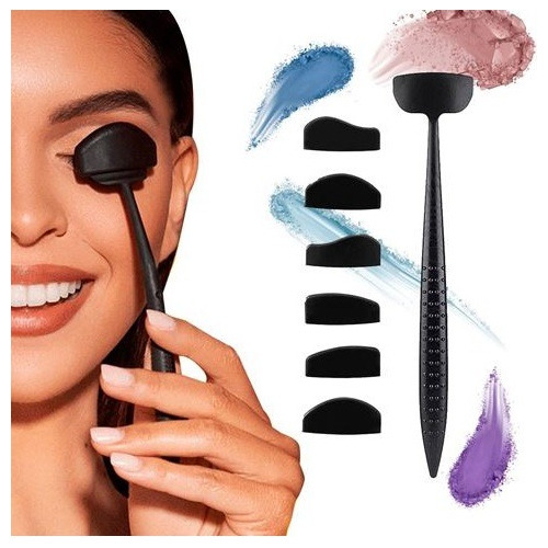 Kit Para Delineado Y Contorno De Ojos Maquillaje 6 En 1