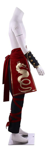 Woshow Disfraz De Cosplay De Liu Kang Disfraz De Traje De Li