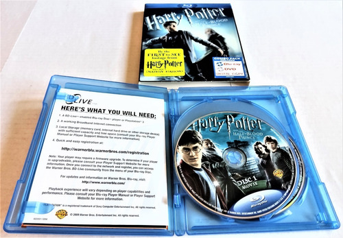 Blu-ray Warnerbrothers: Harry Potter & The Half-blood Prince