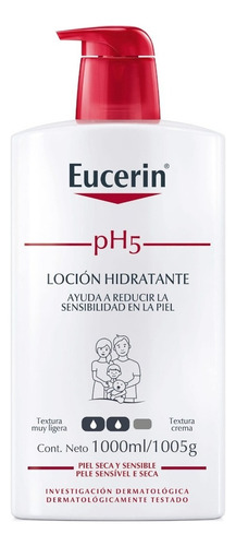 Crema Para Cuerpo Eucerin Ph5 Loción Hidratante En Botella D