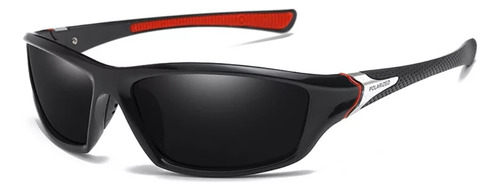 Óculos De Sol Polarizado Masculino Pesca Esportivo Uv S5 Cor da lente Preto