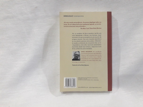 Imagen 3 de 5 de Tu Seras Mi Cuchillo David Grossman Ed. Debolsillo