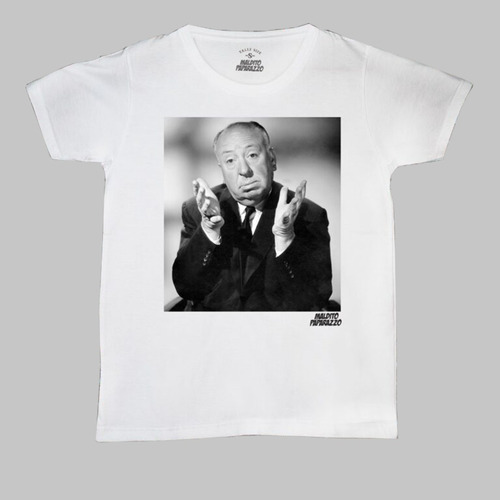 Alfred Hitchcock Manos -  Remera 100% Algodón 