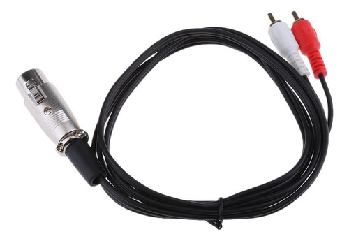 Cable De Sonido 3pin Xlr A Rca Y Splitter Cable