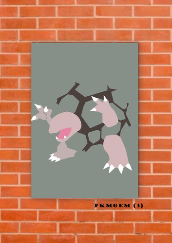 Cuadros Poster Pokemon Golem 40x60 (gem 3)