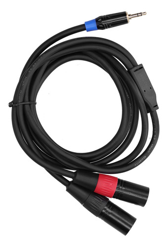 Cw Convertidor De Cable Estéreo De 3,5 Mm A Conector Dual