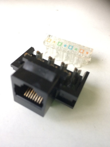 Amp Módulo Keystone Jack Rj45/cat.5/8w-ref: 556151-1