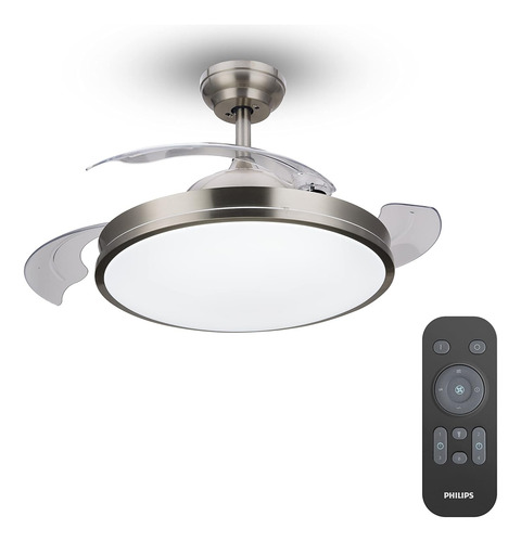 Philips Lighting Atlas - Ventilador De Techo Con Luz Led