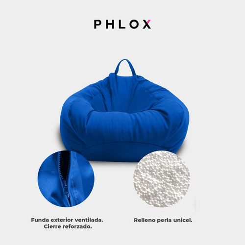 Imagen 2 de 2 de Puff Pequeño Sillón Chico Tipo Pera Phlox Puff Personajes