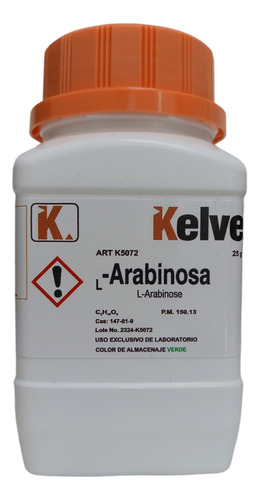 L-arabinosa R. A. De 25 G Kelve K5072
