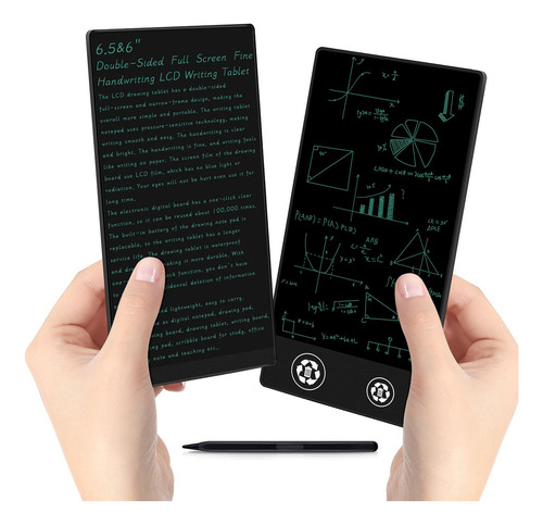 Ea Tableta De Escritura Lcd Yolipuli Fu De Doble Cara De