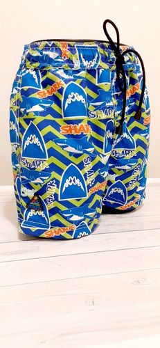 Short Playero Para Niños Bermudas (excelente Calidad)