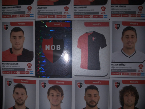 Figuritas Superliga 2018 2019 Newell's Completo 