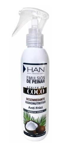 Emulsión Para Peinar Aceite De Coco 200 Ml - Han Tpo