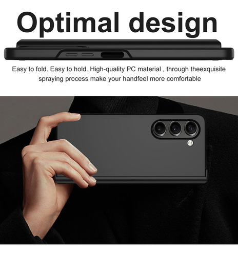 Muy Buena Funda Para Samsung Zfold5/6, Funda Protectora Para Uso Rudo, Micrófono Y Bolígrafo
