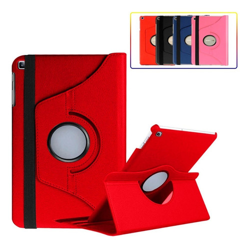 Capa Para Galaxy Tab A7 10.4 T500 T505 + Pelicula + Caneta Cor Vermelho