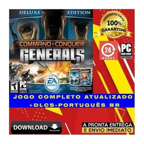 Command & Conquer Generals Zero Hour Pc Digital + Brinde