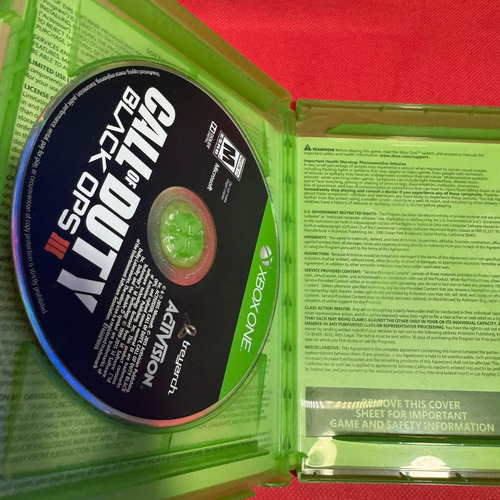 Call Of Duty Black Ops Iii Xbox One Original. A (Usado)