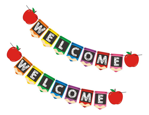 Banner De Papel De Boas-vindas, Diseño De Letras Para Decora
