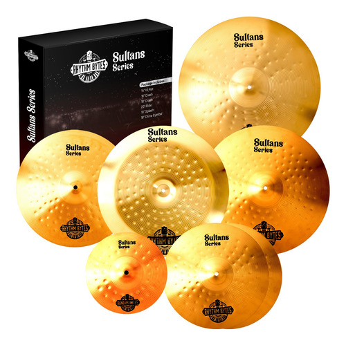 Set De Platillos Rhythm Bytes Sultans Series, 7 Unidades, Pa