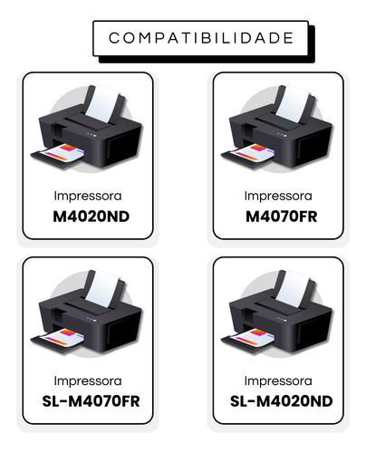 Toner Compatível Com Samsung D203u M4070 M4020 Mlt-203u Chip