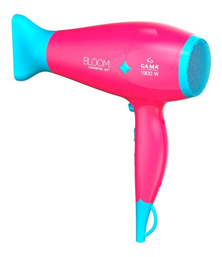 Imagen 2 de 2 de Secadora De Cabello Gama Diamond Bloom Pink