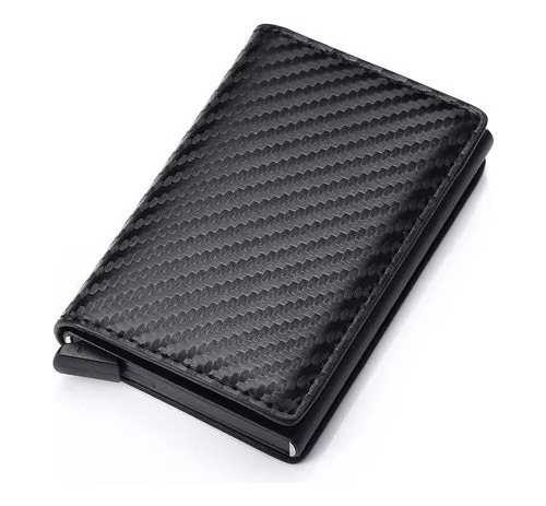 Cartera Con Protección Rfid De Aluminio Para Hombre