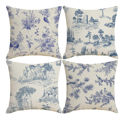Lohdalolf Fundas De Almohada Toile De 18.0 X 18.0 In, Juego