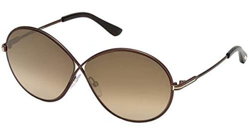 Tom Ford - Gafas De Sol Color Café/marrón Gradiente Nuevo